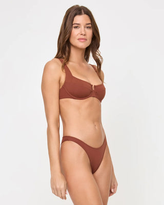 LSPACE Mako Bikini Top - Tobacco - The Salty BabeSwim Tops