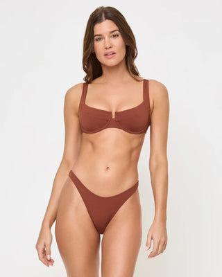 LSPACE Mako Bikini Top - Tobacco - The Salty BabeSwim Tops