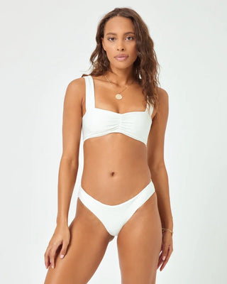 LSPACE Marlee bikini top - Cream - The Salty BabeSwim Tops