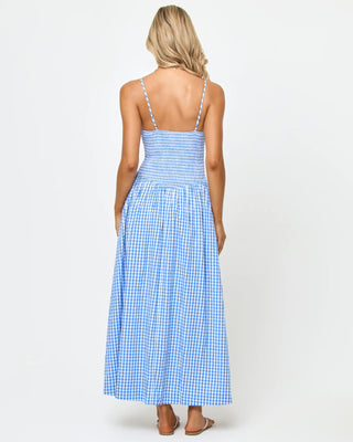 LSPACE Misha Midi Dress - Morning Gingham - The Salty BabeDresses
