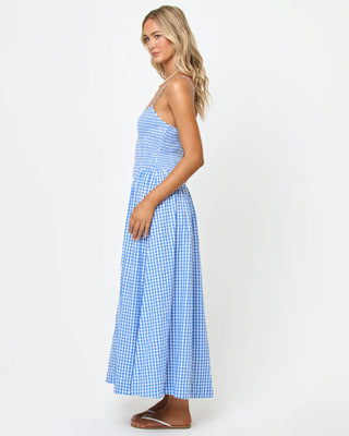 LSPACE Misha Midi Dress - Morning Gingham - The Salty BabeDresses
