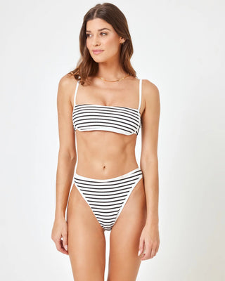 LSPACE Nora Bikini Bottom Bitsy - Sail Along Stripe - The Salty BabeSwim Bottoms