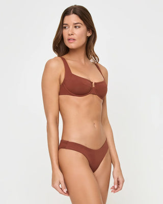 LSPACE Rocky Bikini Bottom - Tobacco - The Salty BabeSwim Bottoms