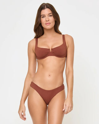 LSPACE Rocky Bikini Bottom - Tobacco - The Salty BabeSwim Bottoms