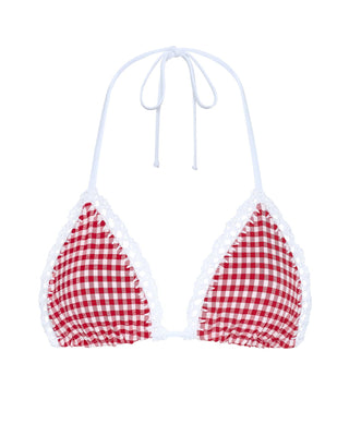 LSPACE Samba Bikini Top - Lipstick Red - The Salty BabeSwim Tops