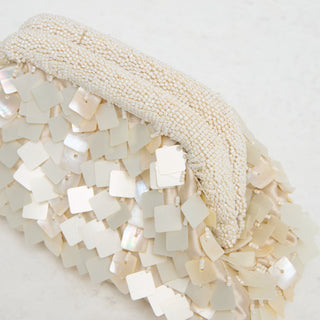 LSPACE Vienna Clutch - Cream - The Salty BabeBags