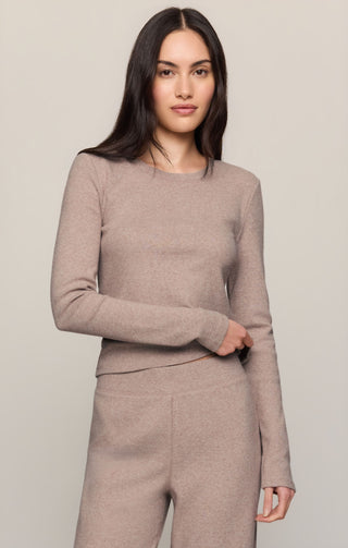 ZSUPPLY Tucked In Long Sleeve Tee in  Heather Ash