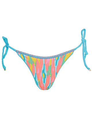 MAAJI Aqua Dream Tulum Low Rise Tie Side Bikini Bottom - Aquamarine - The Salty BabeSwim Bottoms