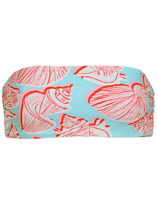 MAAJI Australian Reef Bryn Strapless Bandeau Bikini Top - Light Blue/Pink - The Salty BabeSwim Tops