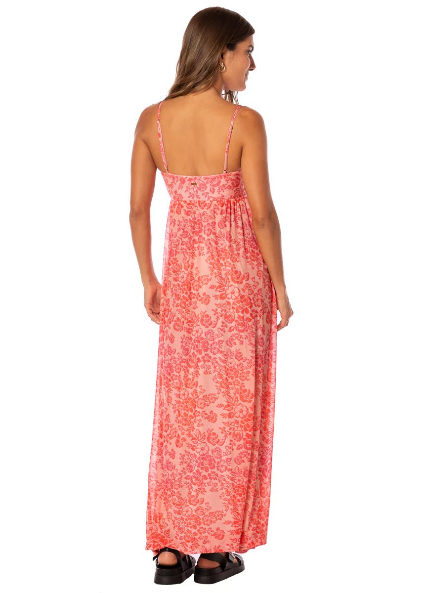 MAAJI Blooming Days Serena Long Dress - Bright Pink - The Salty BabeDresses