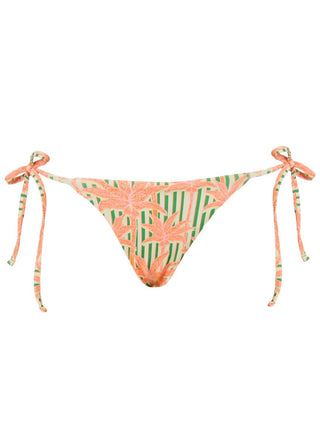 MAAJI Blooming Stripes Sunning Low Rise Tie Side Bikini Bottom - Bright Green - The Salty BabeSwim Bottoms