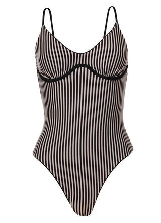 MAAJI Celine Cheeky Cut Underwire One Piece Swimsuit in Black