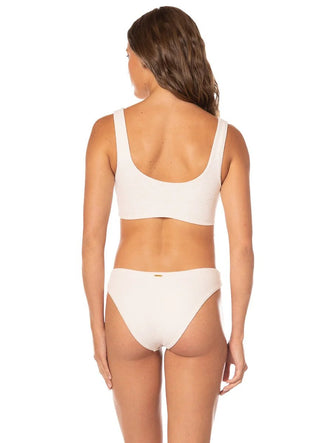 MAAJI Coconut Milk Sublimity Regular Rise Classic Bikini Bottom - White - The Salty BabeSwim Bottoms