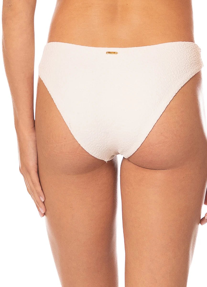 MAAJI Coconut Milk Sublimity Regular Rise Classic Bikini Bottom - White - The Salty BabeSwim Bottoms