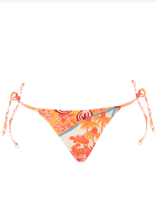 MAAJI Cosmic Tropic Sunflash Low Rise Tie Side Bikini Bottom - Open Pink - The Salty BabeSwim Bottoms