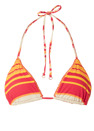 MAAJI Dreamscape Glow Balmy Sliding Triangle Bikini Top - Dark Rose - The Salty BabeSwim Tops