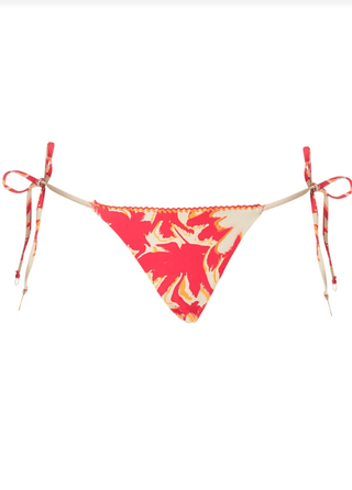 MAAJI Dreamscape Glow Sunflash Low Rise Tie Side Bikini Bottom - Dark Rose - The Salty BabeSwim Bottoms