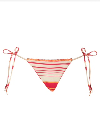 MAAJI Dreamscape Glow Sunflash Low Rise Tie Side Bikini Bottom - Dark Rose - The Salty BabeSwim Bottoms