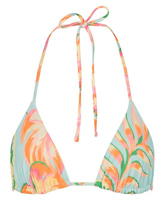 MAAJI Fiesta Bloom Balmy Sliding Triangle Bikini Top - Open Blue - The Salty BabeSwim Tops