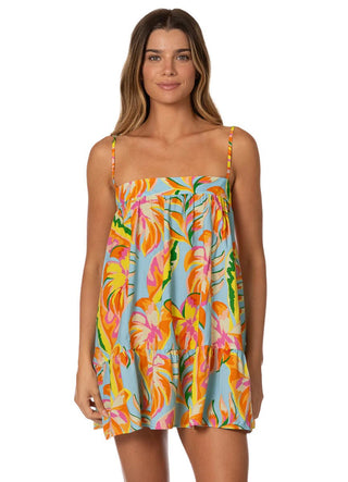 MAAJI Fiesta Bloom Guilia Short Dress - Aquamarine - The Salty BabeDresses