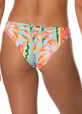 MAAJI Fiesta Bloom Iconic Low Rise Thin Side Bikini Bottom - Open Blue - The Salty BabeSwim Bottoms