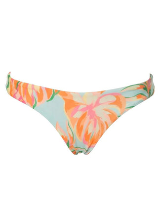 MAAJI Fiesta Bloom Iconic Low Rise Thin Side Bikini Bottom - Open Blue - The Salty BabeSwim Bottoms
