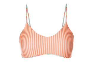 MAAJI Fiesta Bloom Lanai Classic Bralette Bikini Top - Open Blue - The Salty BabeSwim Tops