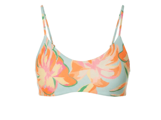 MAAJI Fiesta Bloom Lanai Classic Bralette Bikini Top - Open Blue - The Salty BabeSwim Tops