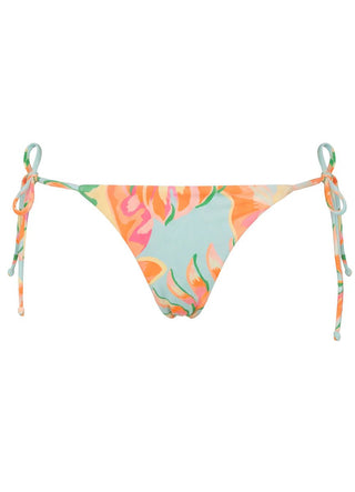 MAAJI Fiesta Bloom Sunning Low Rise Tie Side Bikini Bottom - Open Blue - The Salty BabeSwim Bottoms
