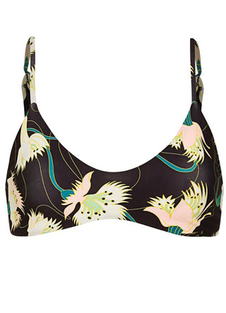 MAAJI Floral Dream Liberties Classic Bralette Bikini Top - Black - The Salty BabeSwim Tops