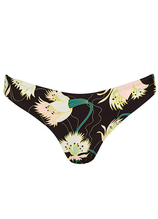 MAAJI Floral Dream Sublimity Regular Rise Classic Bikini Bottom - Black - The Salty BabeSwim Bottoms
