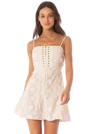 MAAJI Frosted Lace Natto Short Dress - The Salty BabeDresses