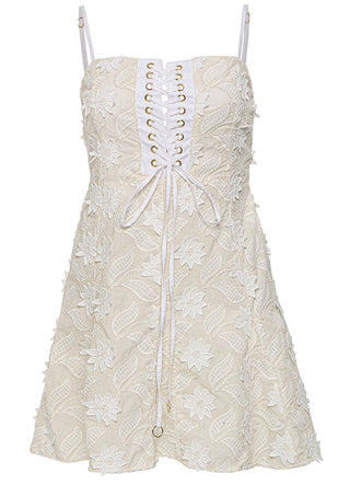 MAAJI Frosted Lace Natto Short Dress - The Salty BabeDresses