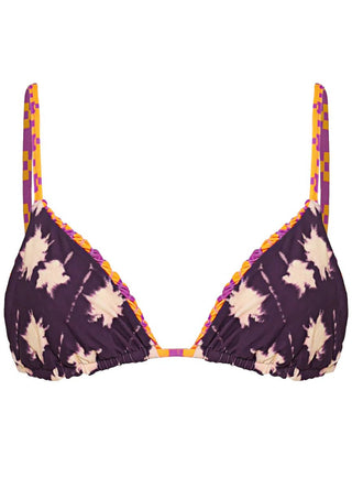 MAAJI Gallineto Glow Balmy Sliding Triangle Bikini Top - Purple - The Salty BabeSwim Tops