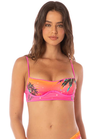 MAAJI Poppy Pink Shore Unmolded Underwire Bikini Top - The Salty BabeSwim Tops
