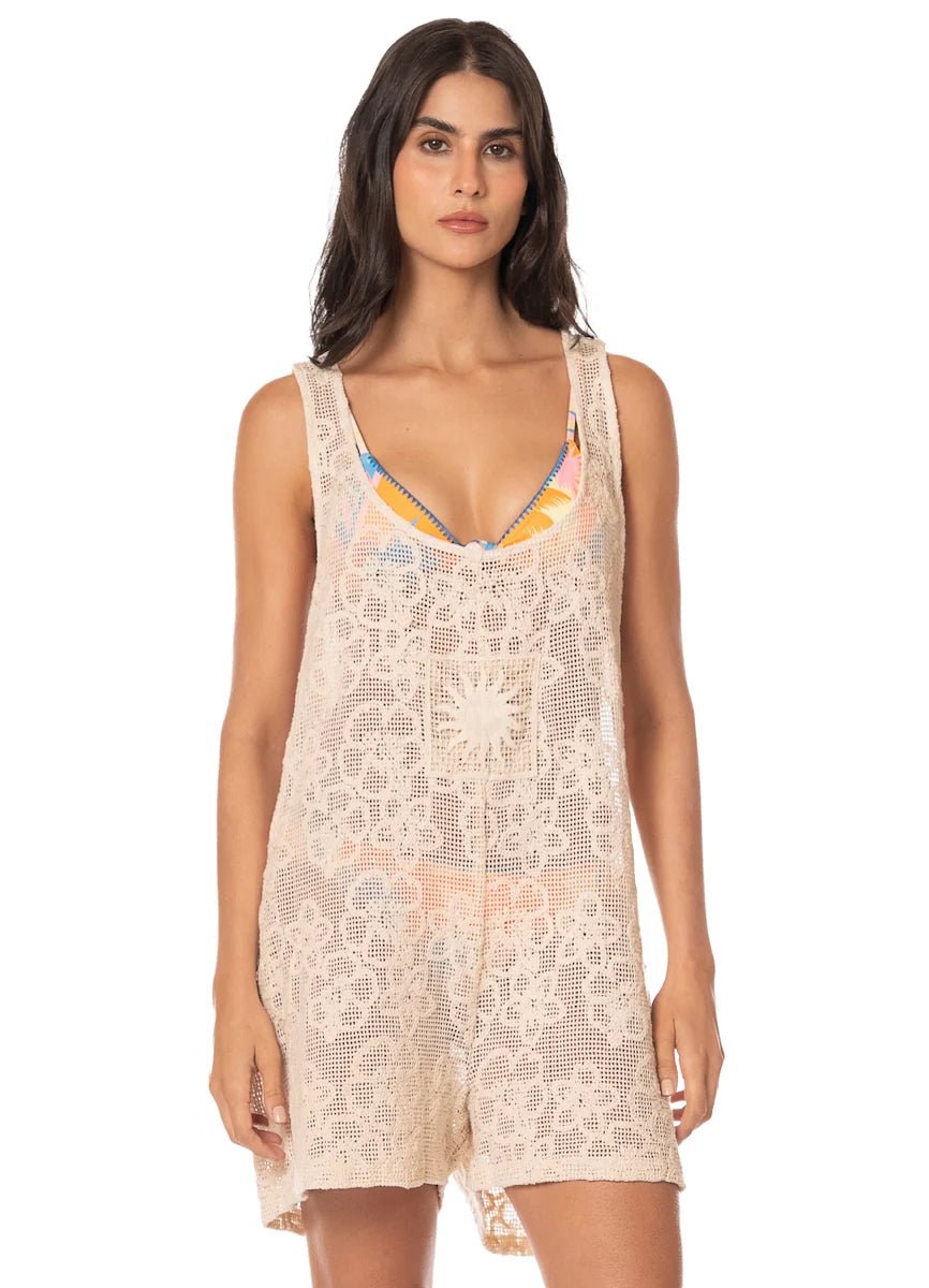 MAAJI Soft Embrace Zayden Romper - Light Beige - The Salty BabeRomper