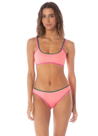 MAAJI Strawberry Breeze Islay Sporty Bralette Bikini Top - The Salty BabeSwim Tops