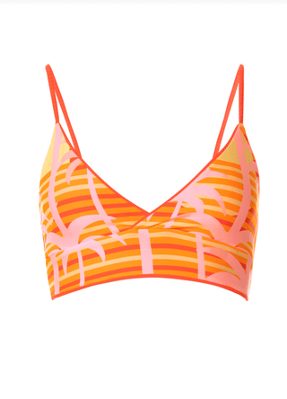 MAAJI Sunset Punch Criss Cross Long Line Triangle Bikini Top - Lacre - The Salty BabeSwim Tops