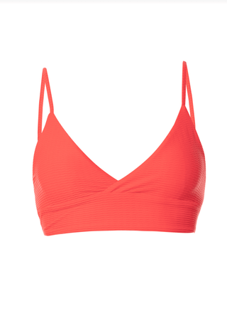 MAAJI Sunset Punch Criss Cross Long Line Triangle Bikini Top - Lacre - The Salty BabeSwim Tops