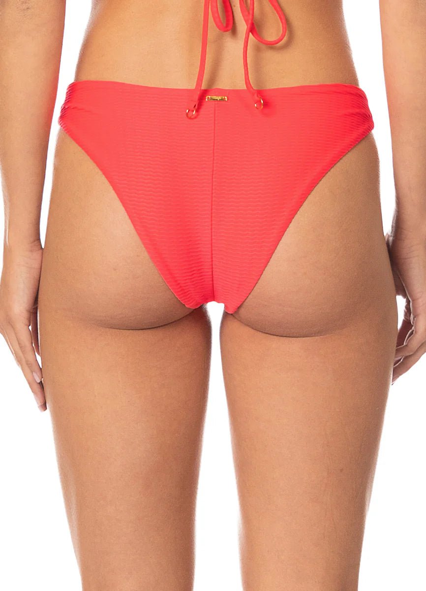 MAAJI Sunset Punch Iconic Low Rise Thin Side Bikini Bottom - Lacre - The Salty BabeSwim Bottoms