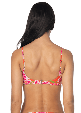 MAAJI Under The Pink Moon Lanai Bikini Top - Red - The Salty BabeSwim Tops