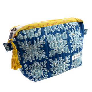 Maggie Quilted Zipper Pouch - The Salty BabePouch