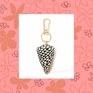 Marble Cone Shell Keychain - The Salty BabeKeychain
