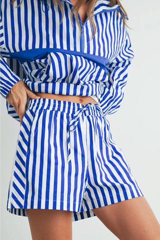 Marina Stripe Shorts - The Salty Babe
