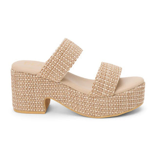 MATISSE Ocean Ave Platform Sandal - Tan Multi - The Salty BabeSandals