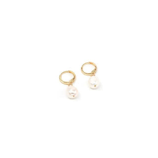 MAY MARTIN Alina Pearl Hoops - The Salty BabeJewelry