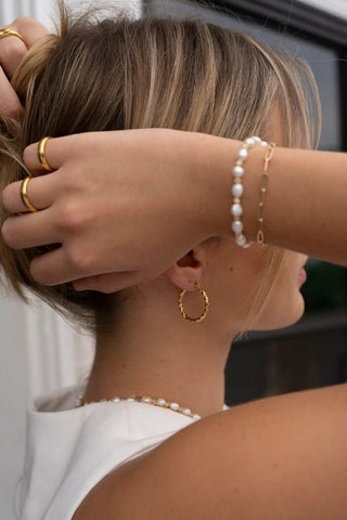 MAY MARTIN Amber Hoops - The Salty BabeJewelry