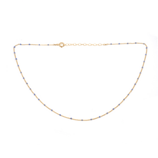 MAY MARTIN Enamel & Gold Necklace - The Salty BabeJewelry