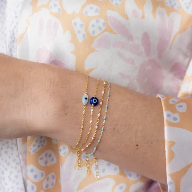 MAY MARTIN Evil Eye Bracelet - The Salty BabeJewelry