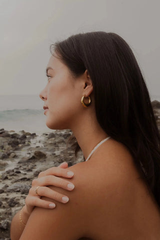 MAY MARTIN Hailey Hoops - The Salty BabeJewelry